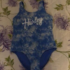 Hurley Blue Tie-Dye Swimsuit